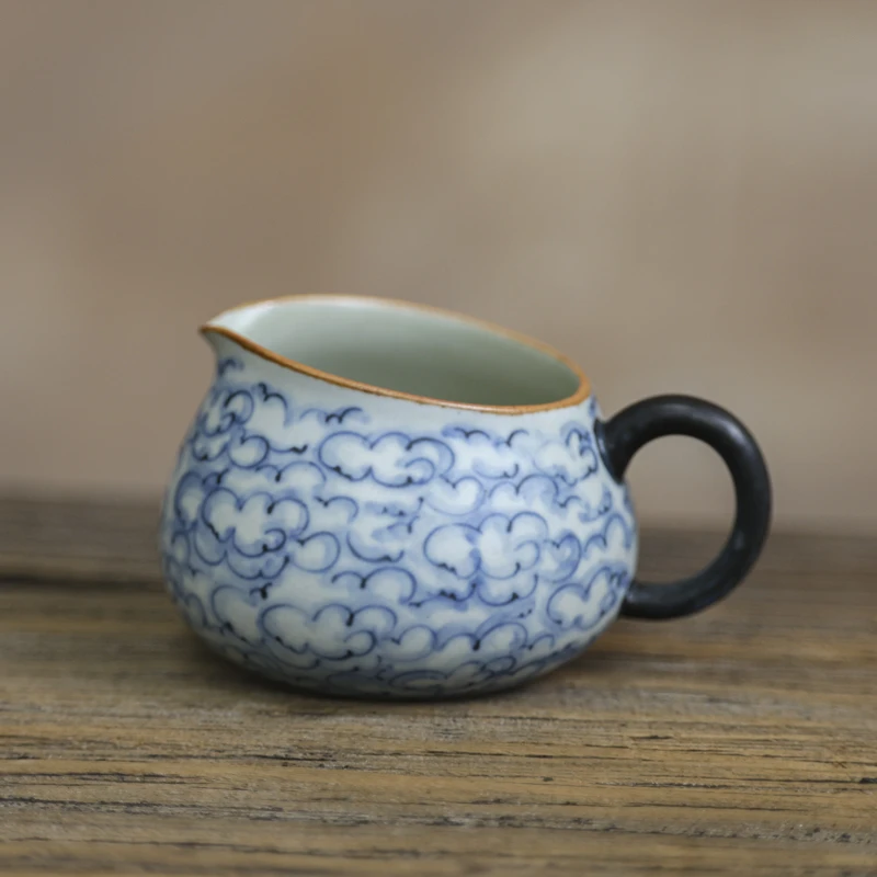 【小田甄陶】祥云-朴云堂-有耳公杯(大)（朴公道0010）