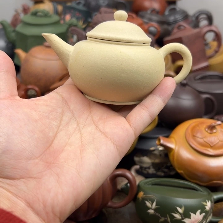 茶壶紫砂壶口磕碰 盖子跳砂