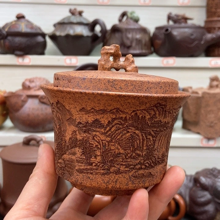 宜兴原矿紫砂手工制作