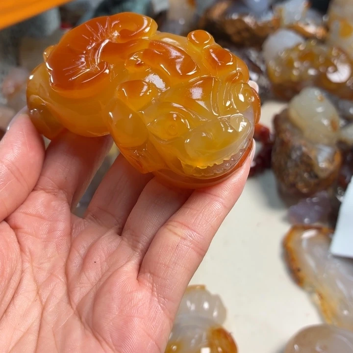 玛瑙/玉髓未镶嵌吊坠(不含链)