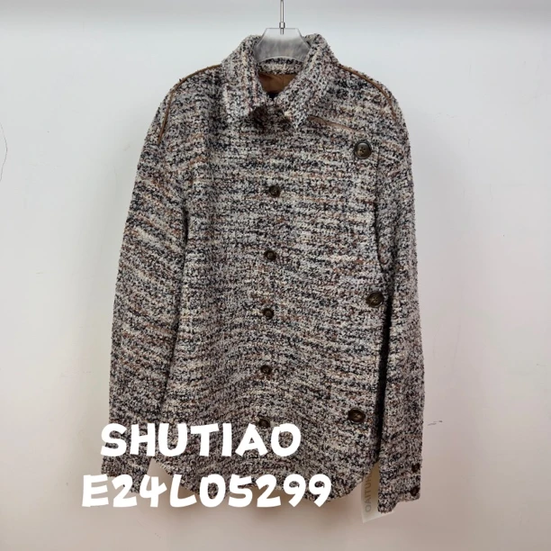 【SHUTIAO】2024秋冬：新款小众设计款外套E24L05299
