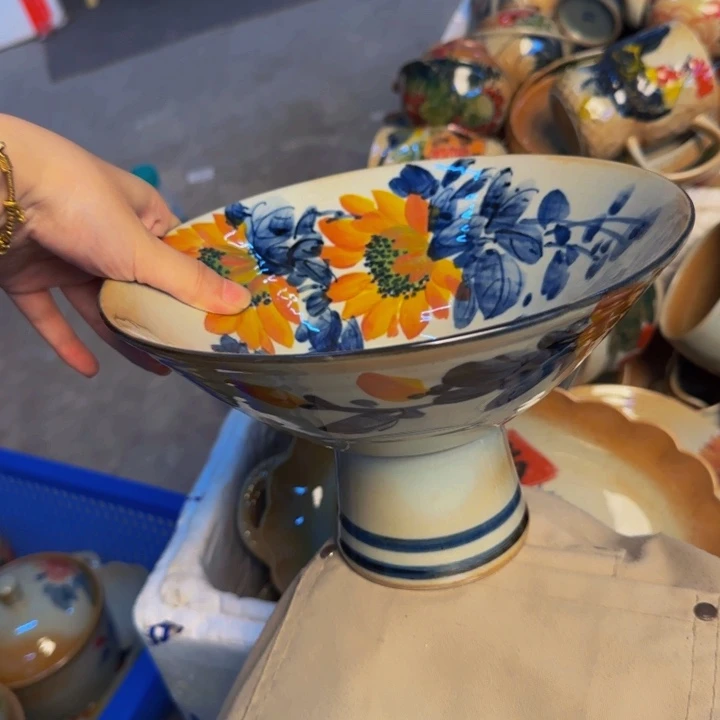 瓷片景德镇陶瓷手工手绘