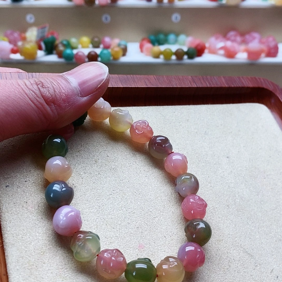 玛瑙手饰未镶嵌盐源