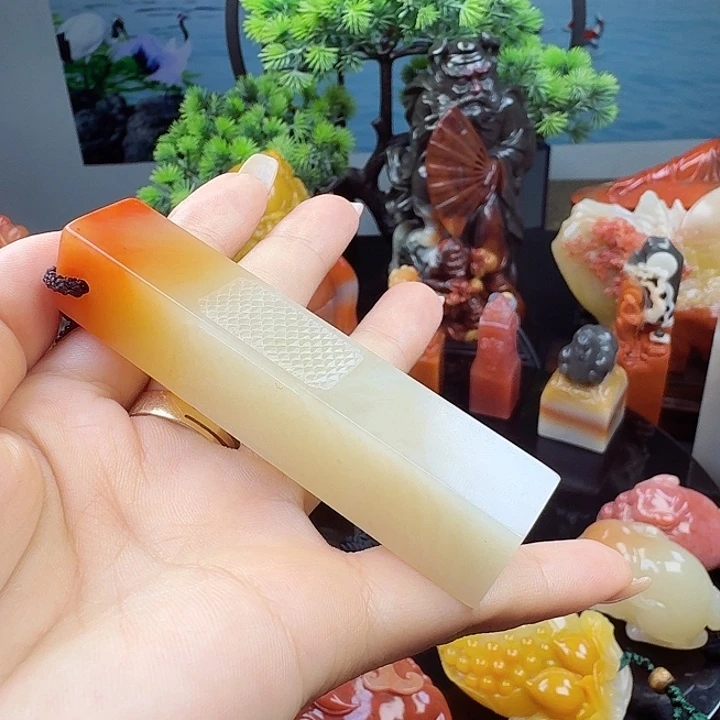 寿山石印石缘*精品冻地