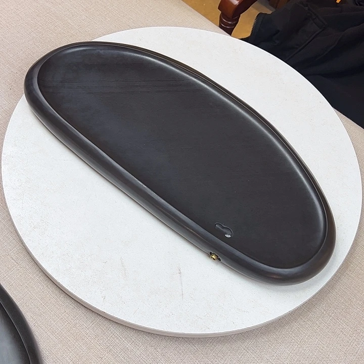 沙***王歙砚茶盘素雅款排水