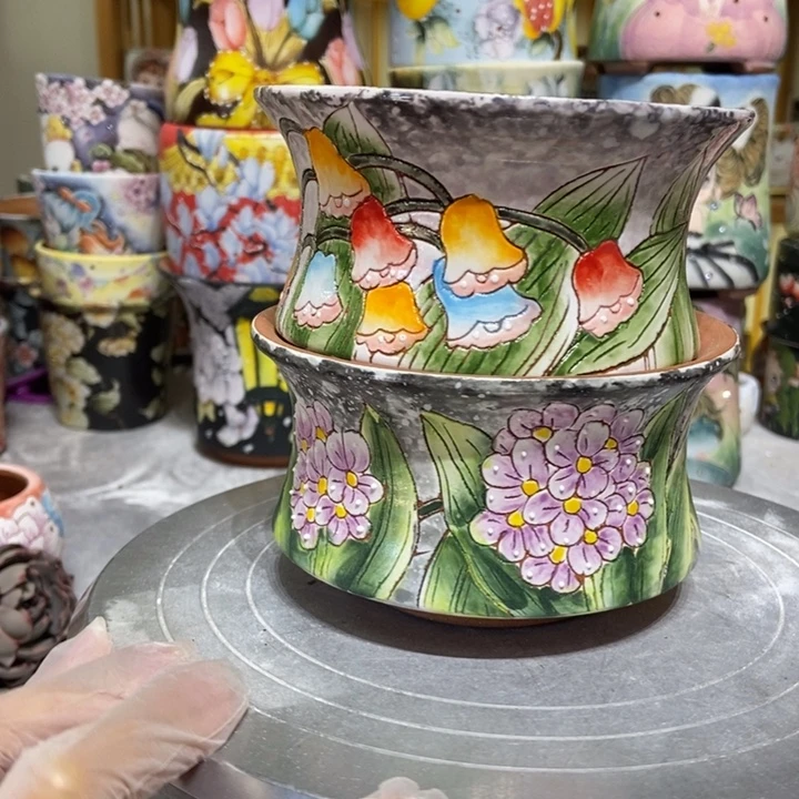 景德镇艺术手绘作品