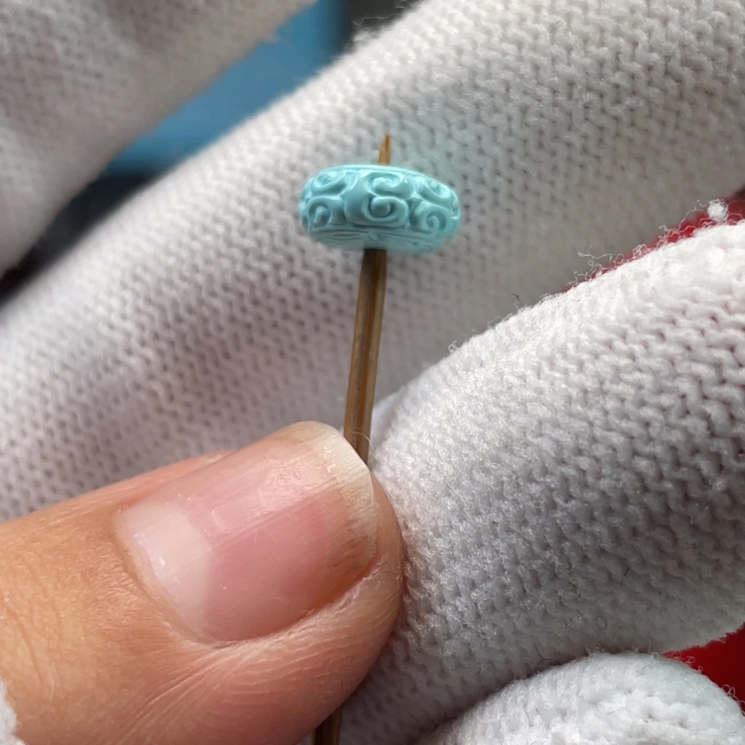 绿松石未镶嵌挂件