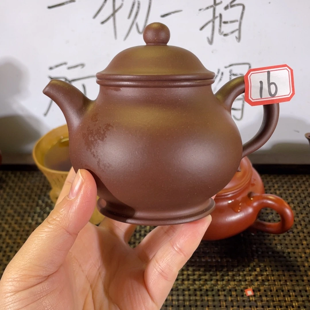 紫砂茶壶潘壶全手