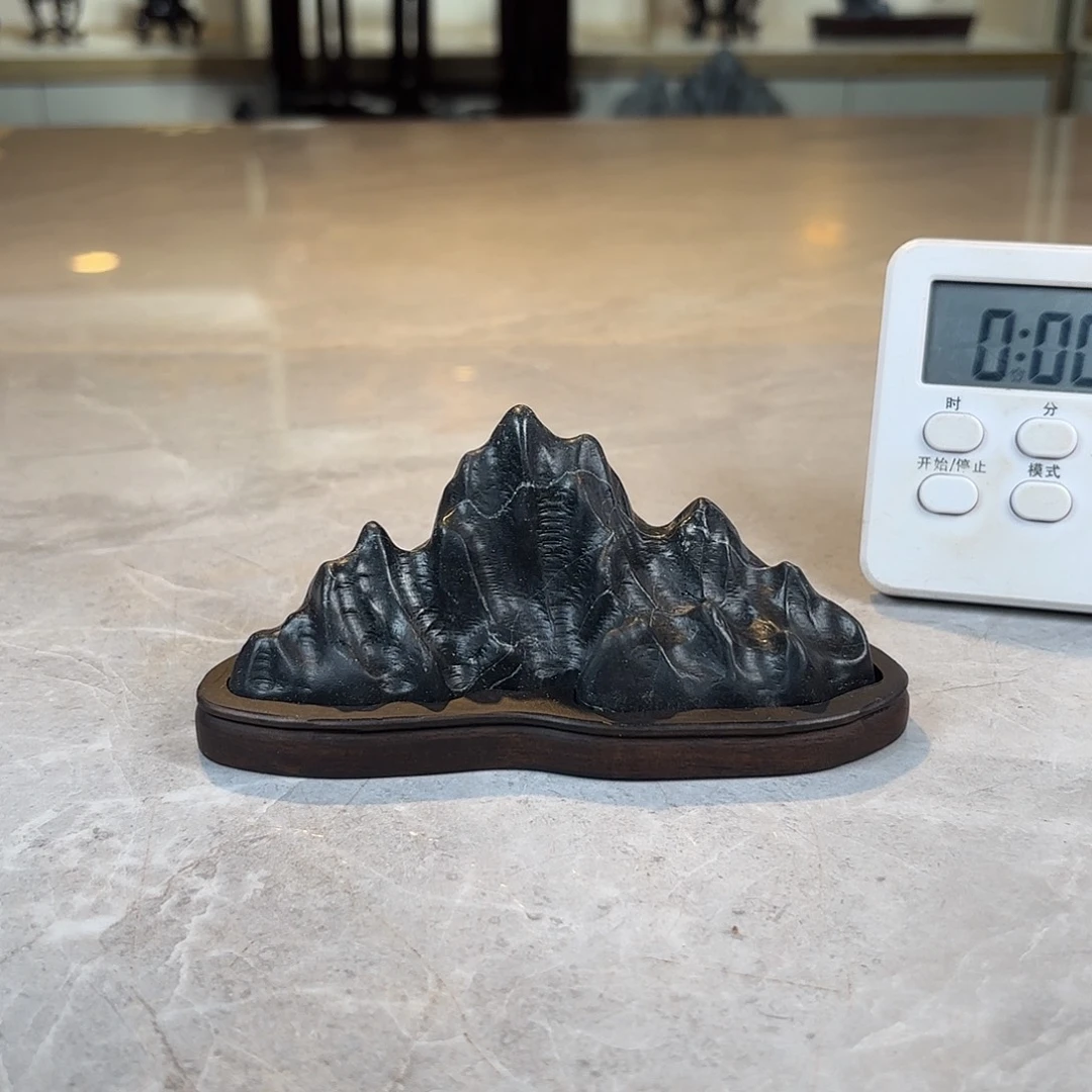 一***奔灵璧石手工雕刻奇石摆件