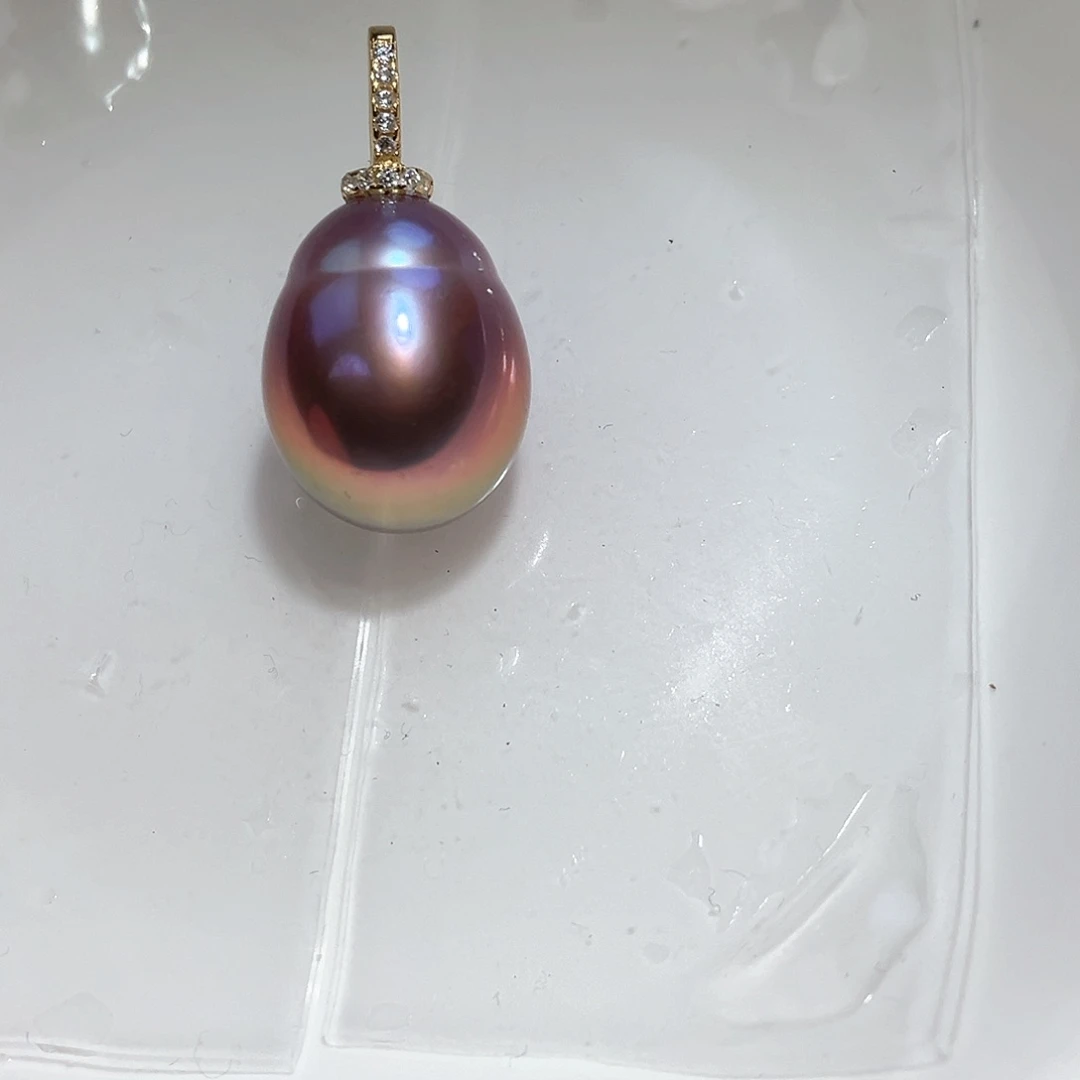 淡水珍珠颈饰银S925镶嵌