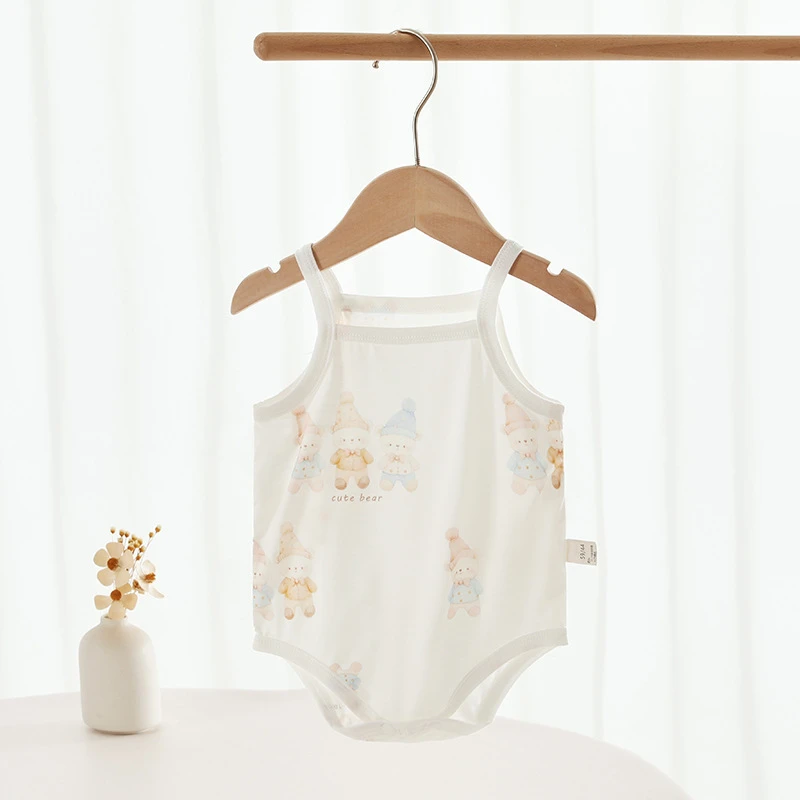 吊带包屁男女宝宝a类纯棉无骨薄款三角宝宝夏季衣服衣服夏季婴儿