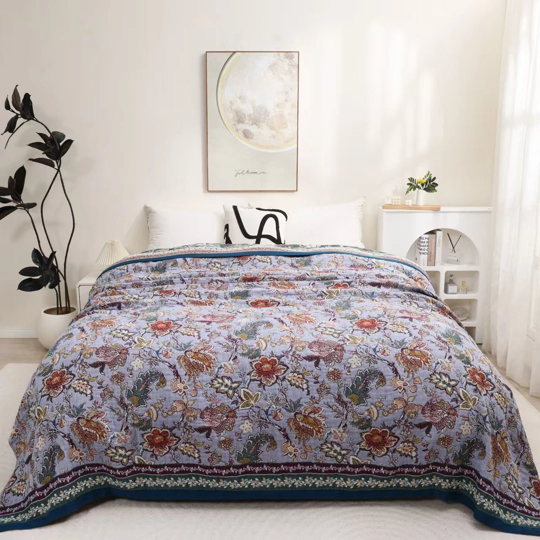 【斑斓雨林】定制舒适透气多功能床盖2*2.3可机洗