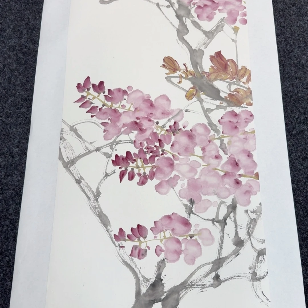 国画国画作品山水花鸟纯手绘