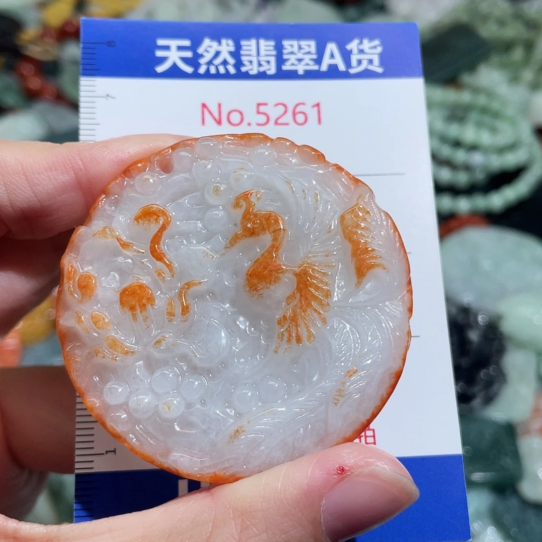 毋***店翡翠未镶嵌摆件5261