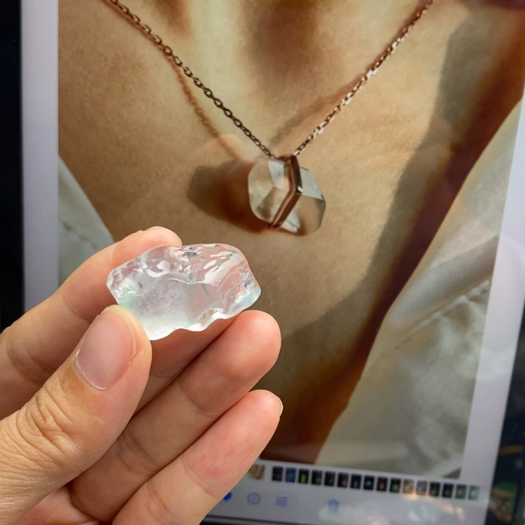 定制翡翠未镶嵌玻璃种