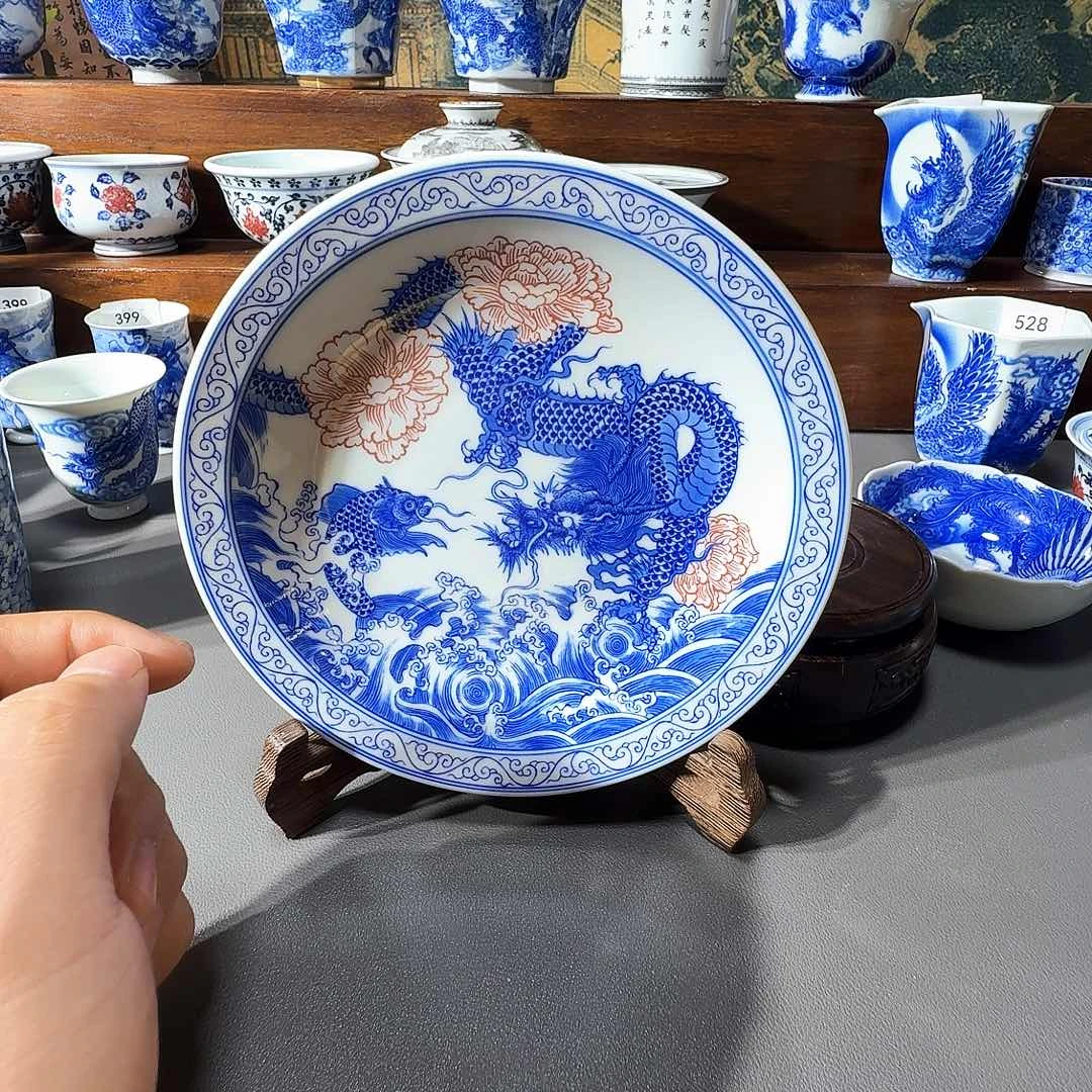泥塑壶承手工手绘