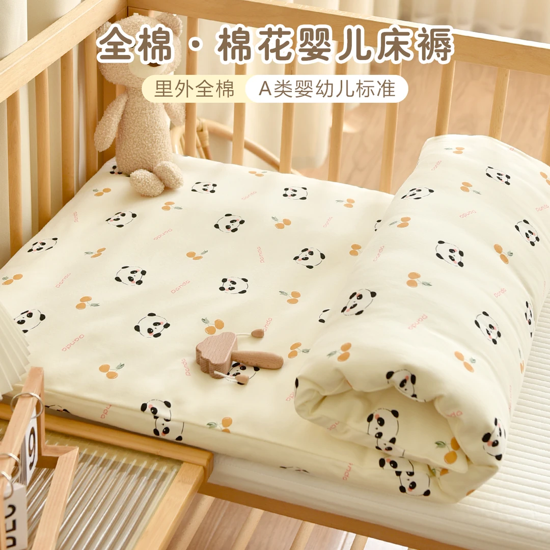 新生婴儿棉花床褥垫套装宝宝纯棉秋冬加厚褥子幼儿园儿童铺垫定制