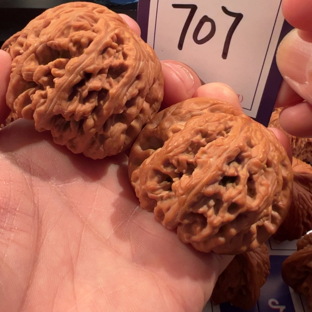 把件文玩核桃全品球筋48+尺寸707号