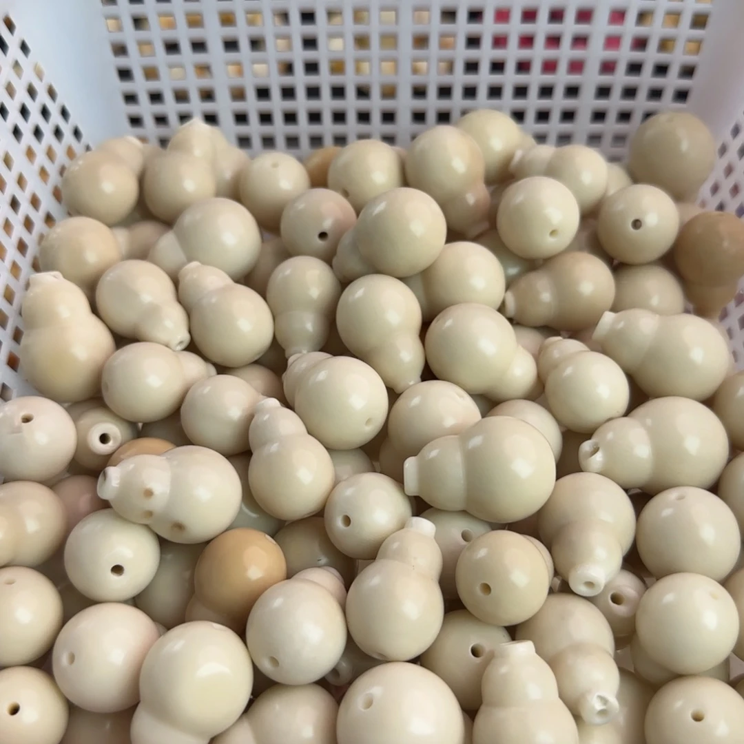 菩提根/象牙果手串微瑕牙果葫芦5颗
