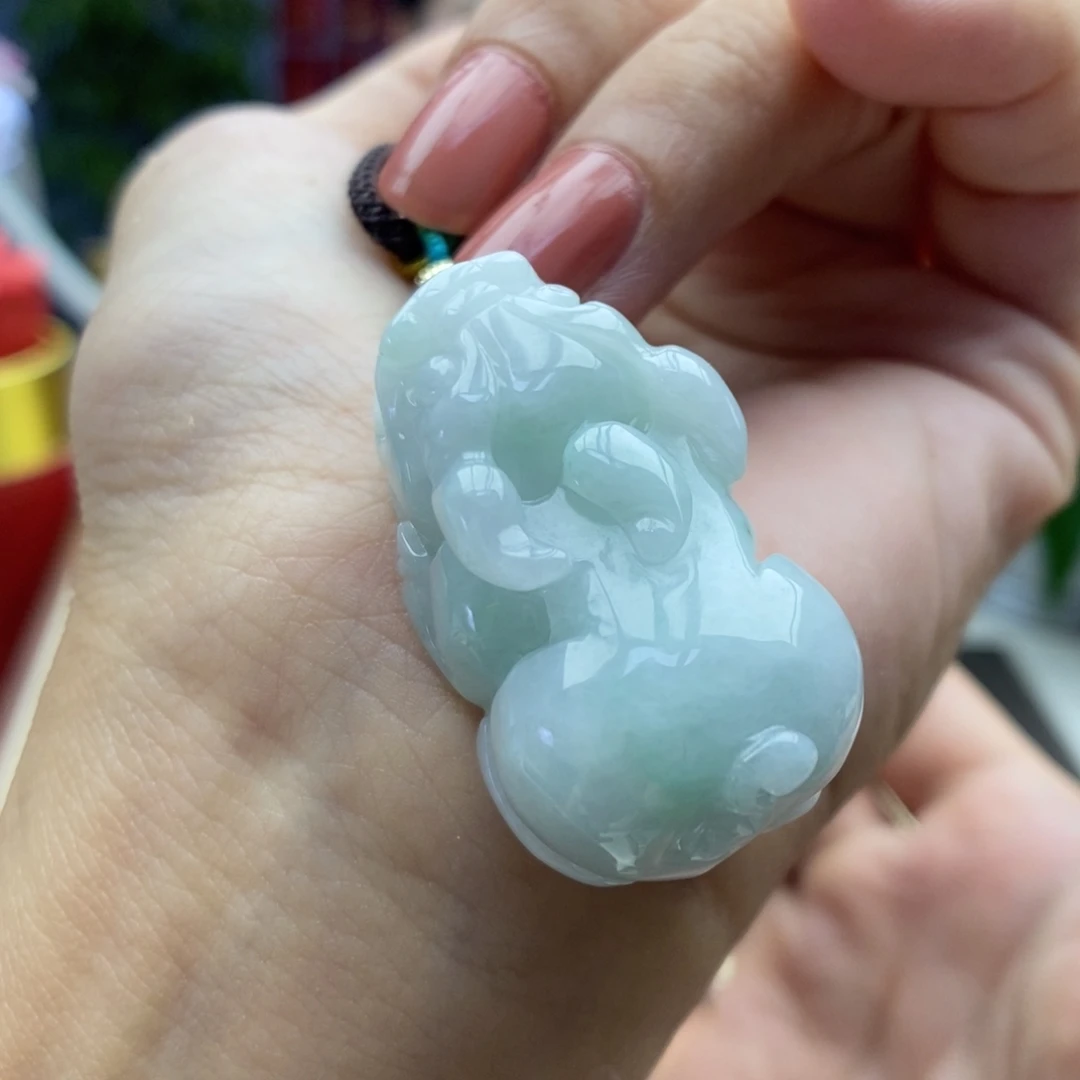 翡翠未镶嵌颈饰吊坠11
