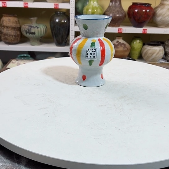 瓶高20口6。陶瓷摆件 412