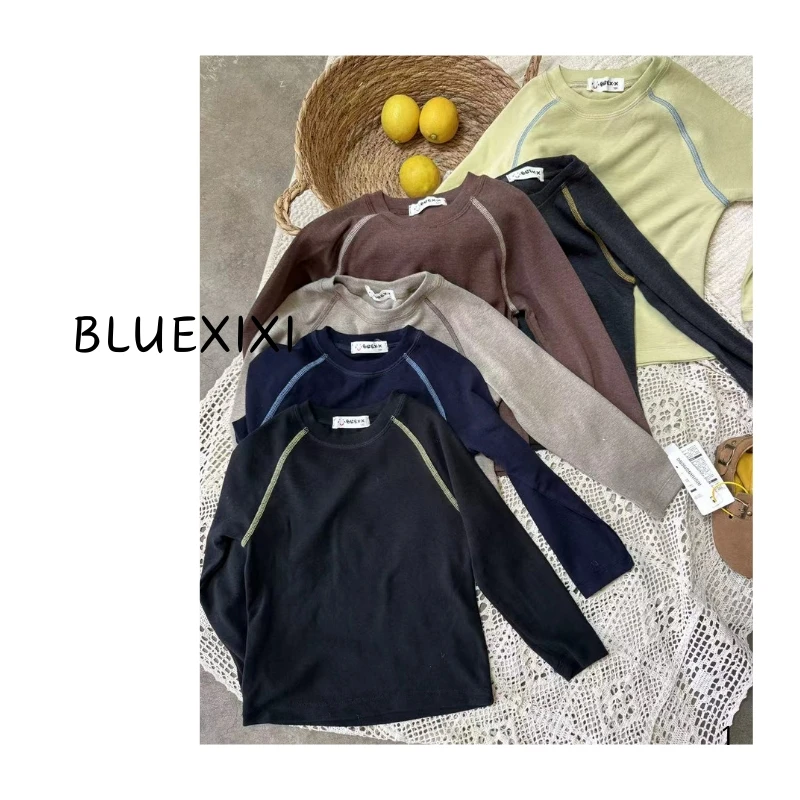 『可可慕斯』小众ins风韩版自发热慕斯男童女童T恤亲子 2025508