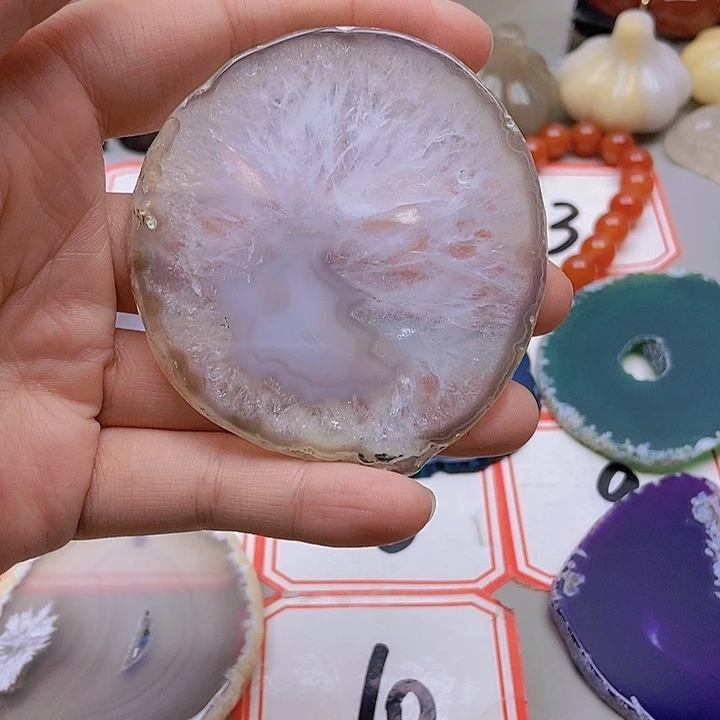 【闪购商品】未镶嵌玛瑙/玉髓珠宝半成品慎****语