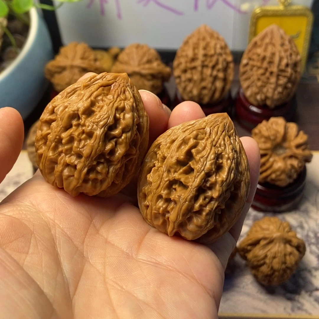 文玩核桃把件大沽石尺寸37