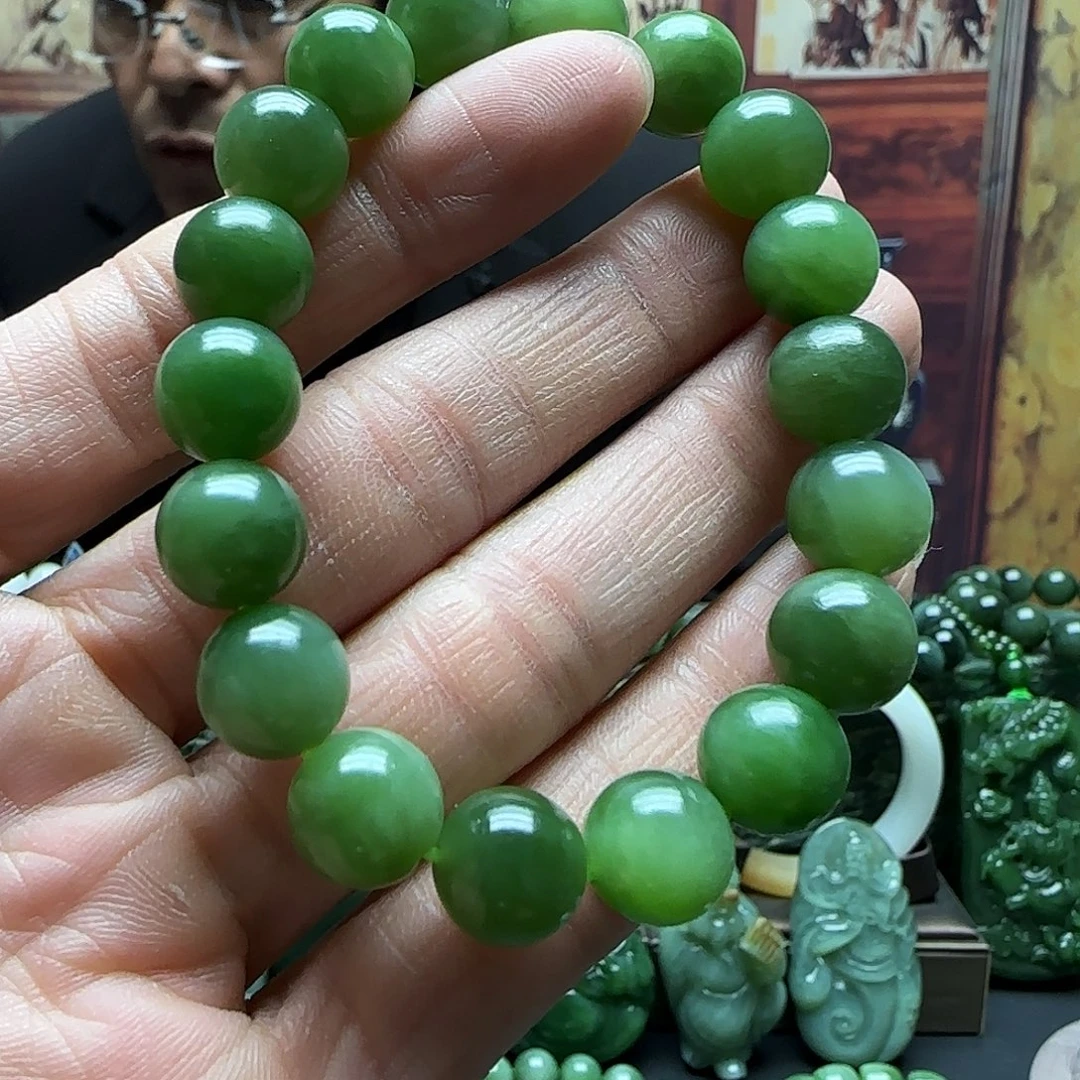 和田玉手串未镶嵌