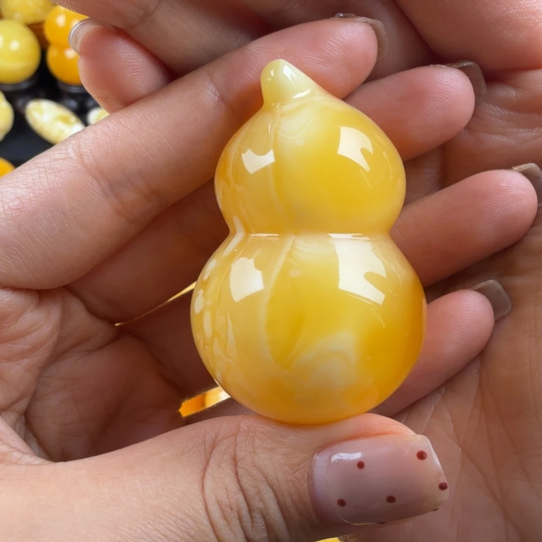 琥珀未镶嵌颈饰纯天然琥珀蜜蜡无优化