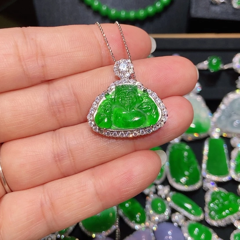 【闪购商品】翡翠颈饰未镶嵌天然翡翠