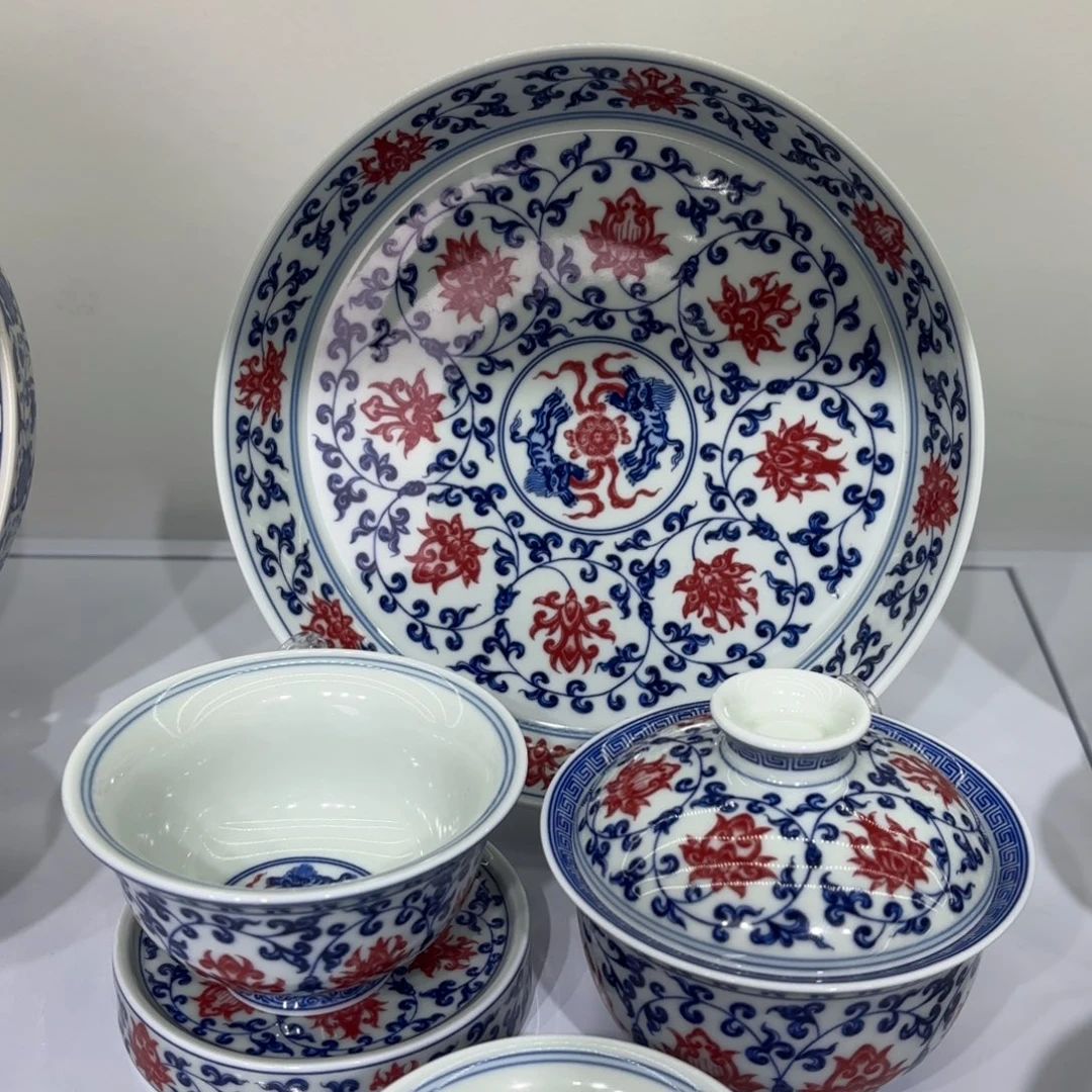 变***人景德镇陶瓷五件套