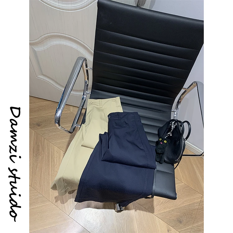 DA麦子“空气西裤”通勤宽腿夏日九分裤女 MZ0611空气裤