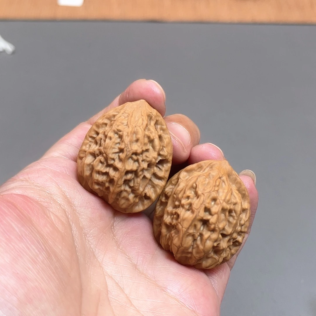 桃核把件30×30×36全品十三陵鸡心XM3161已打底