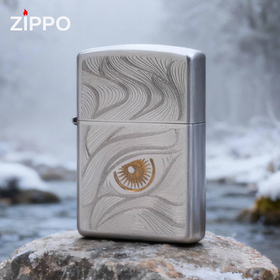ZIPPO/之宝打火机银秋水含情原装正品煤油机送男友礼物直播间专属