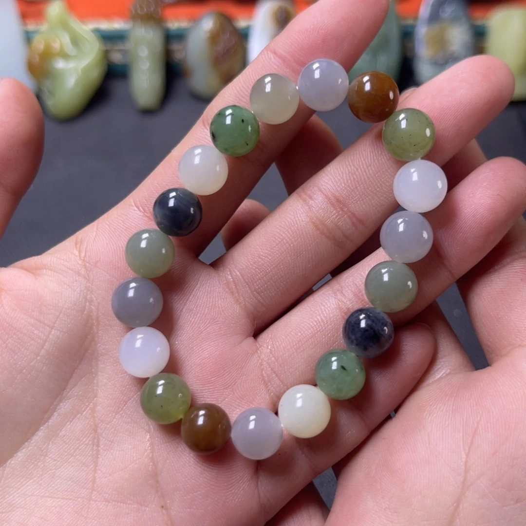 和田玉手串未镶嵌