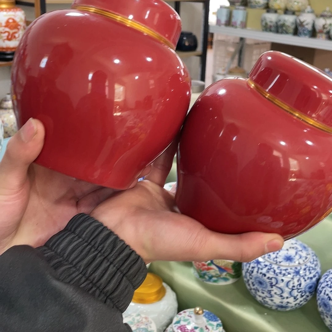 精美陶瓷茶叶罐密封罐