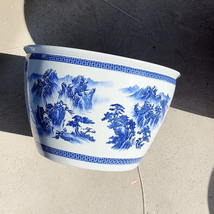 瓷片直径52厘米高32……