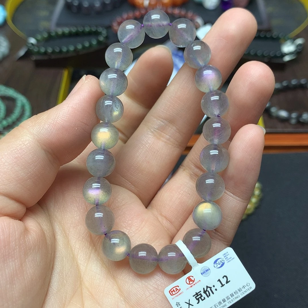 拉长石手串未镶嵌摆****.