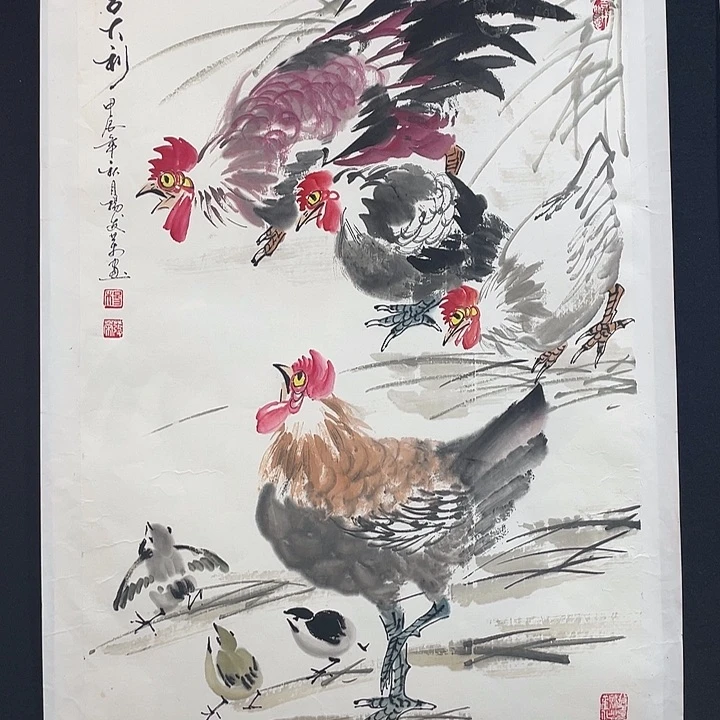 国画老师手绘作品