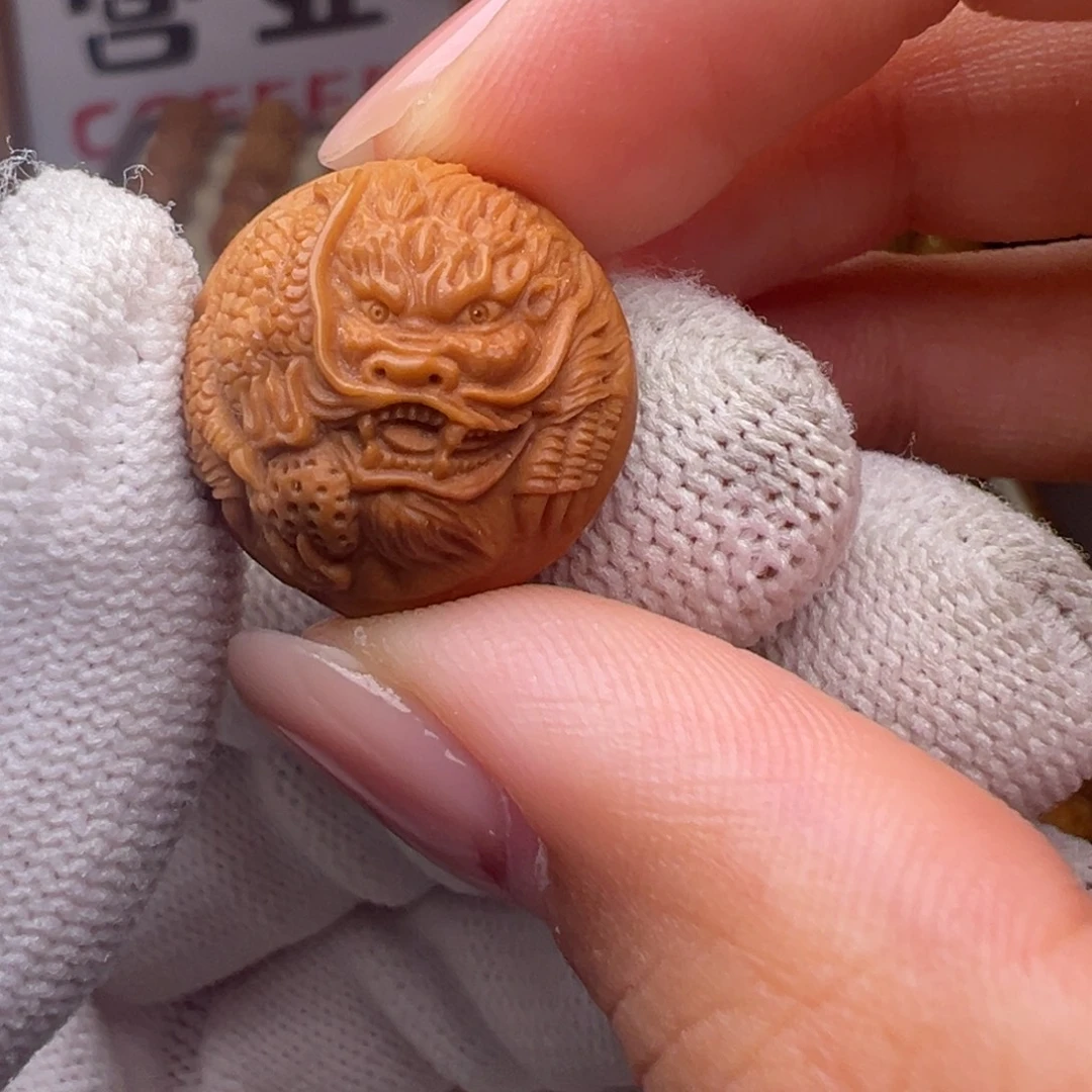 猴头核桃把件精修款龙珠全品有正常封口线