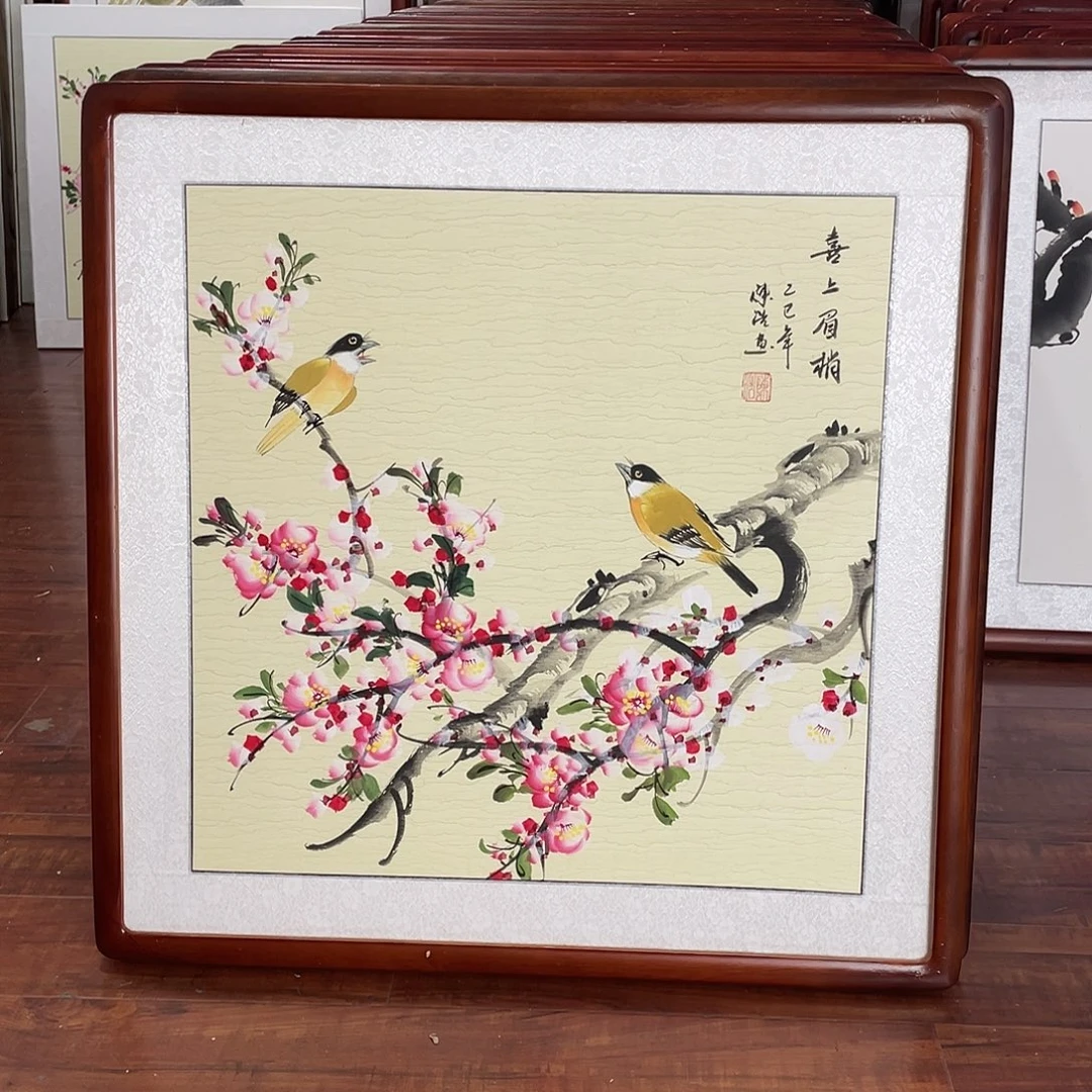 国画带框尺寸63*63厘米