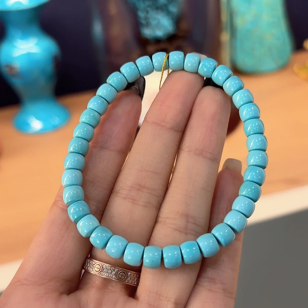 绿松石未镶嵌颈饰