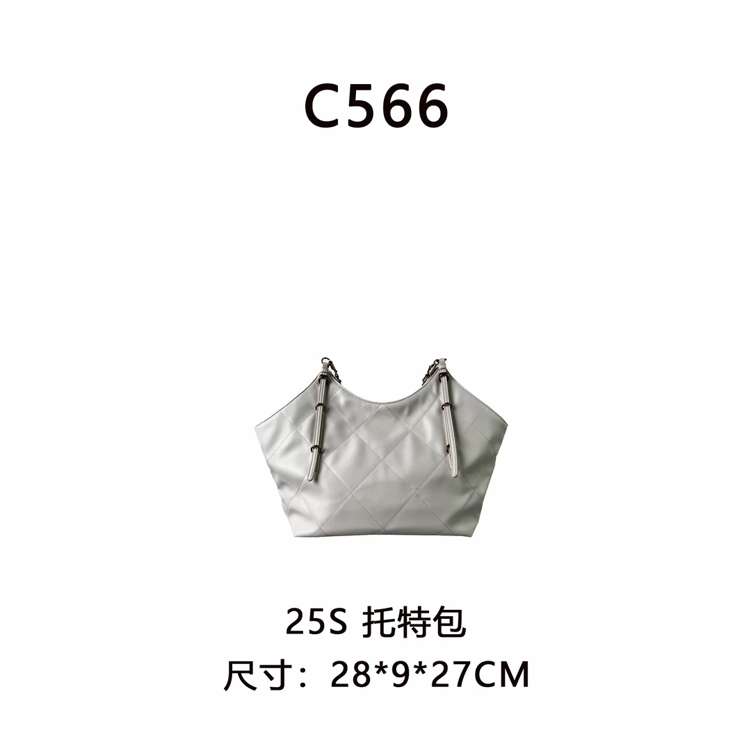 【C566】25s秀场款（尺寸28*9*27CM）新款白色女包