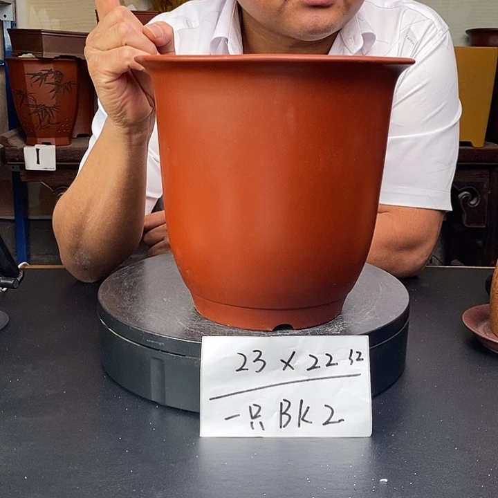 紫砂花盆货号一只BK2