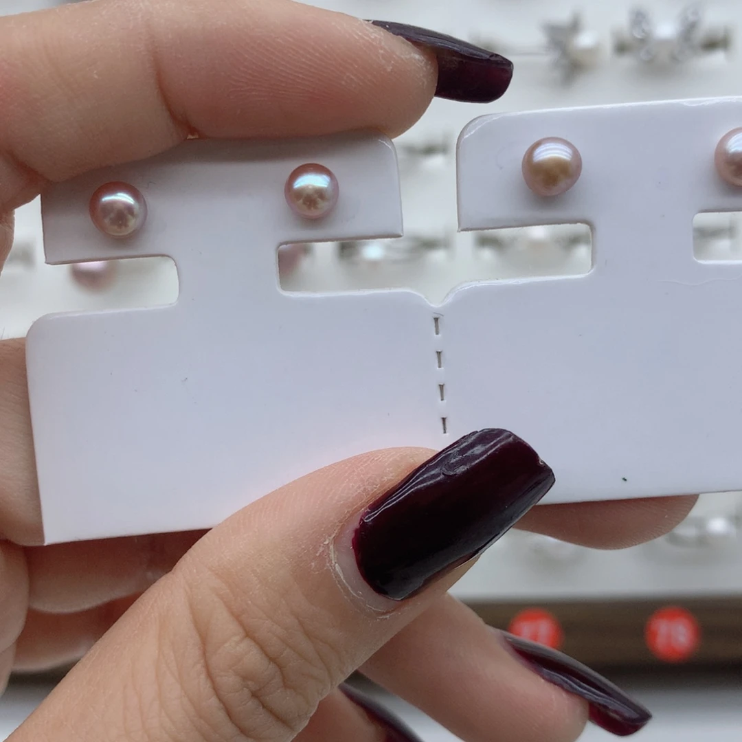 耳饰淡水珍珠银S925镶嵌