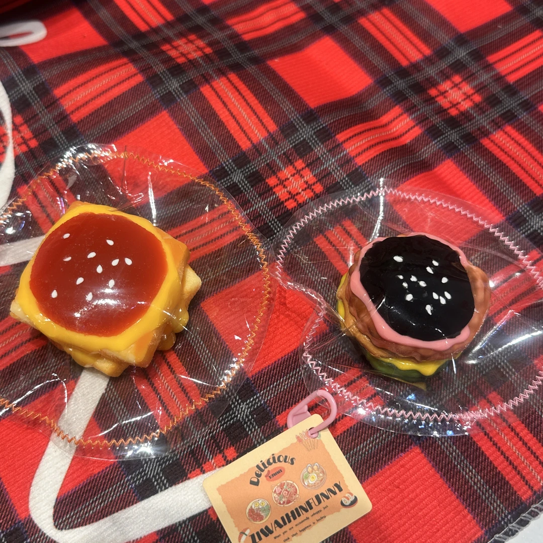 小号汉堡捏捏奶油泥捏捏乐解压玩具