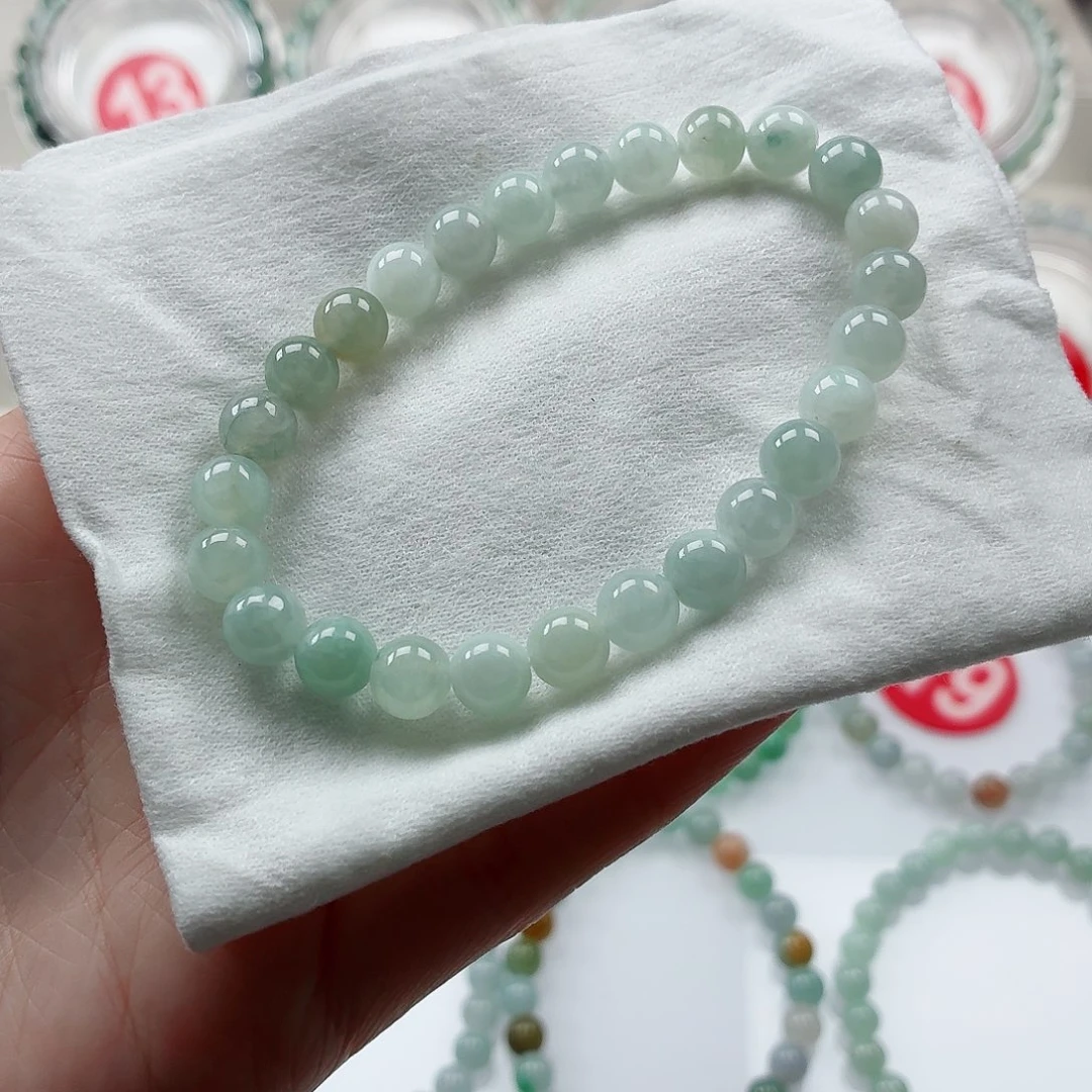 翡翠未镶嵌手链卡7.2（货尾）