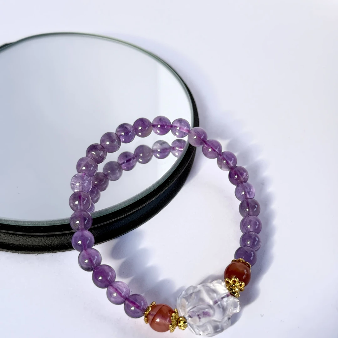 《专属》灵狐紫晶守护手串（多样性发一）