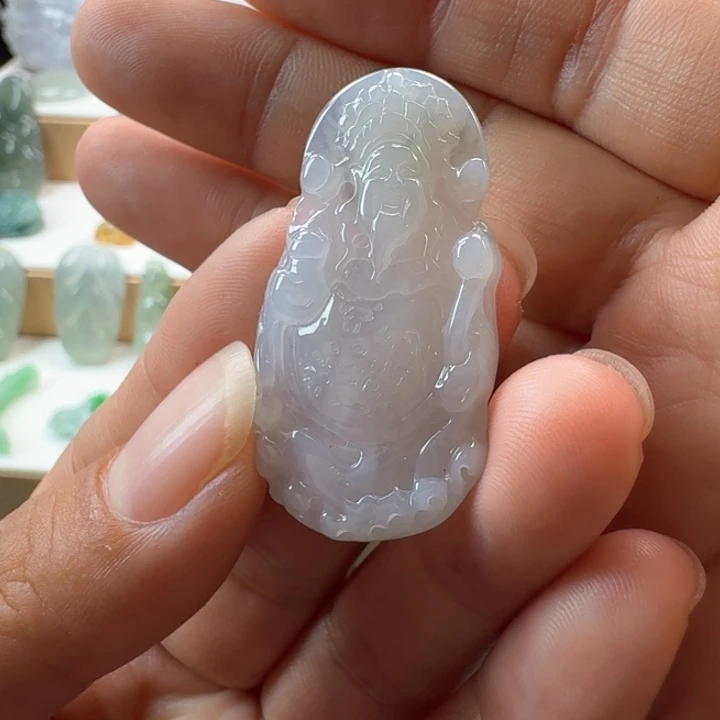 翡翠未镶嵌项链翡翠